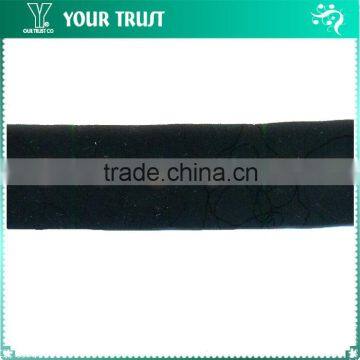 Grommet Eyelet Black Leather Gold Flat Metal Beaded Trim For Wedding Dress photo-5