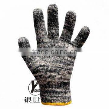 7 guage Grey cotton knitted gloves