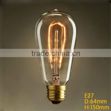 110V-240V Edison Light Bulbs Leaf Shape 40W E27 Edison Bulb Lamp