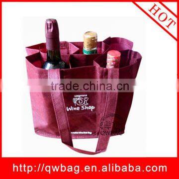 Guangzhou factory customized nonwoven fabric wine bag