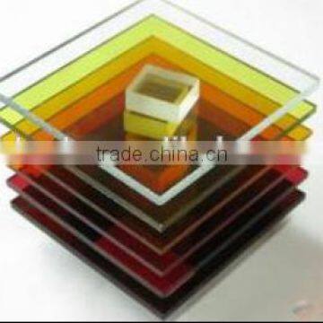 Color acrylic sheet for advertisement