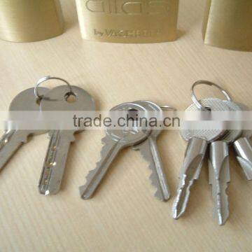 Double Locking Mechanism Cross Key Brass Padlock photo-3