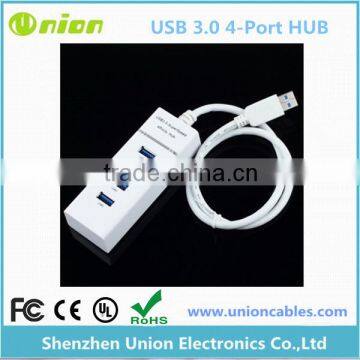 USB 3.0 4-Port Hub Adapter For PC LAPTOP Notebook