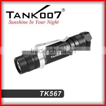 Powerful EDC flashlight AA battery good and cheap Tank007 TK567