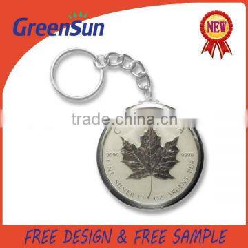 Zhejiang manufactory grand design forklift metal keychain