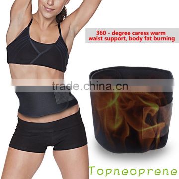 High Quality Waterproof Neoprene Sport Waist Trimming Belt/Back Support Brace Slim Belly Belt