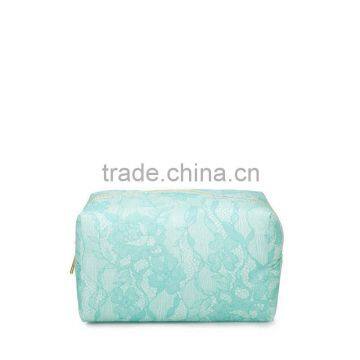 Newest Fashionable Lace Material Promotional Cheap Custom Cosmetic Bag GW730 photo-3