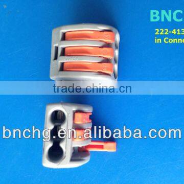 CE/CB/Rohs Approved 2poles 3poles 5poles plastic wire connector 222series wago