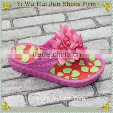 Factory Directly Women Flip Flop With Flower(HJW026)