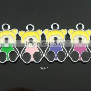 bear shape promotional key chain pendants