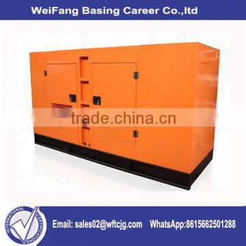 Rated Power 250kva/200kw diesel genset, diesel power generator with 6 cylinder diesel engine