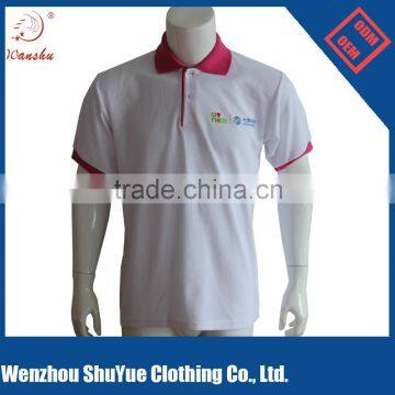 custom design color combination Polo t shirt, two color t shirt