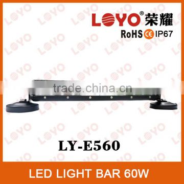 factory direct sell off road led light bar long lifespan car led light bar CE, ROHS 60w led driving light bar