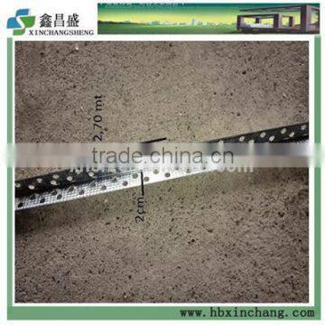 Galvanized metal profile/corner bead for drywall partition