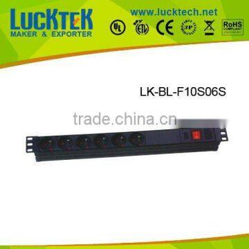 19 inch French PDU with surge and switch