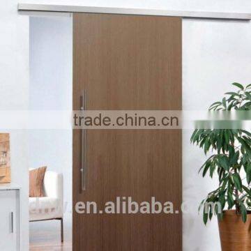 Aluminum sliding wooden door system