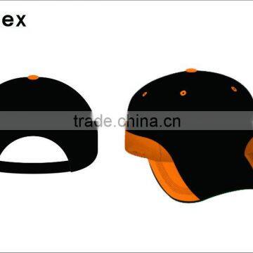 2014SPORT Cool riange and black Custom Breathable vent cap