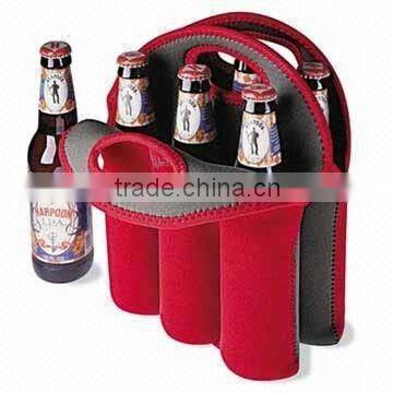 2016 Collapsible neoprene bottle cooler for 6 wine (New arrival)