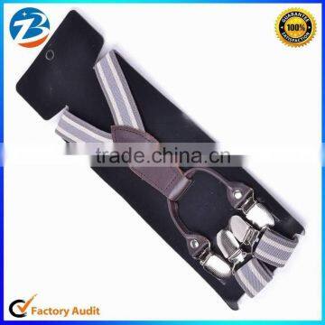 Custom Brody Stripe Fashion Boys Elastic Braces