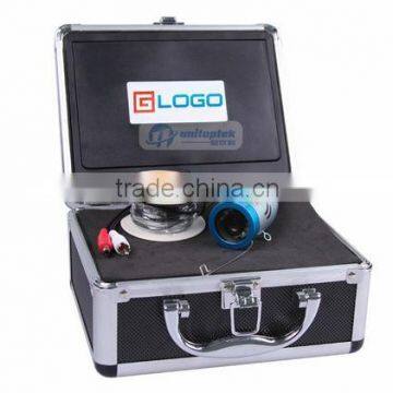 1000TVL 12 White Brignt Light 7" TFT Color LCD Underwater Fishing Camera Fish Finder Video Camera Aluminum Case 30M Cable