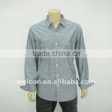 Men's casual yarn dyed shirt