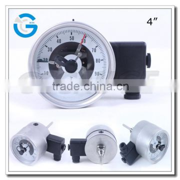 High quality all stainless steel back entry electric contact temperature meter