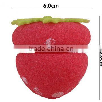 DIY Sponge Hair Curler Hair Roller Set/ Cute and Beauty Strawberry Hair Curler/ DIY Magic Hair Curler photo-5