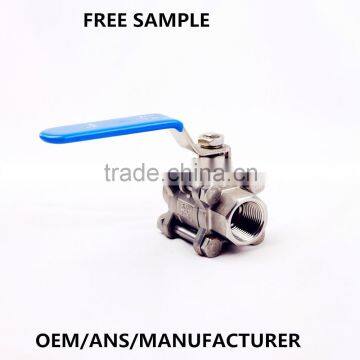 Stainless Steel 2PC Ball Valve, Threaded End, 1000PSI WOG Quality Choice photo-5
