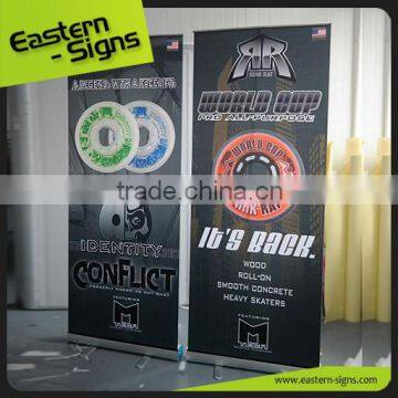 Portable Black Roll Up Banner