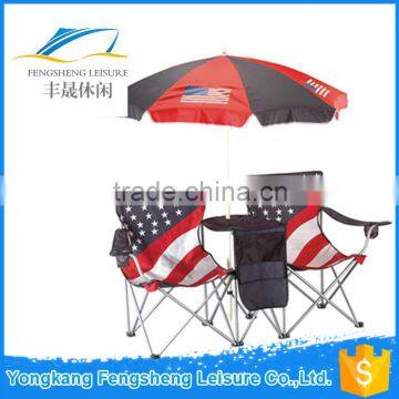 Cheap foldable beach chair two persons folding chair wholesale double camping chair