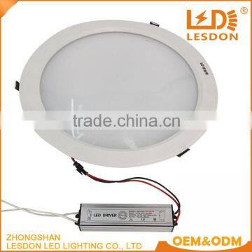 factory price ultra slim 36w 10 inch recessed led downlight housing