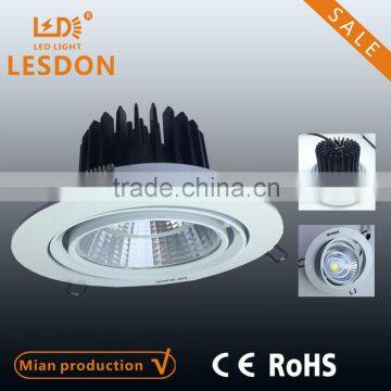 alibaba hot sale 20w led recessed downlight price