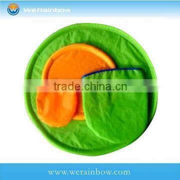 wholesale 2014 promotional fabric folding frisbee