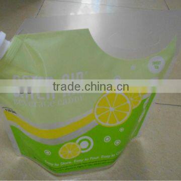 Stand Up Liquid detergent Pouch