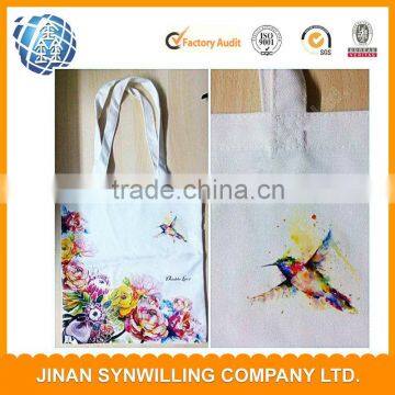 Cotton Shopping bag Tote Shoulder Carrying Bag Colorful printing bags