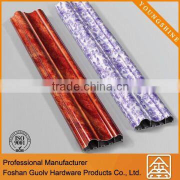 China foshan factory wholesale marbling aluminum skirting board