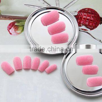 Pink cute art nails artificial nails DIY velvet fluffy fakel fingernails