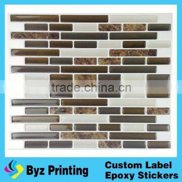 Low price hot selling decorative golden select mosaic wallsticker