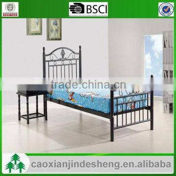 Easy assembly bedroom furniture childern use metal frame twin bed