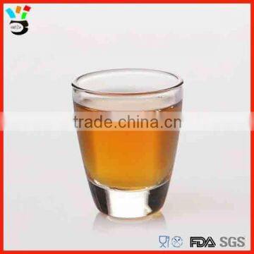 SGS,FDA,LFGB safe polish clear 30ml manufacturer supply bullet shot glass