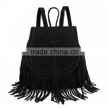 Women Casual Backpack Patent Leather Tassel Shoulder Bags Backpacks Girls' School Bag photo-4