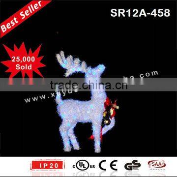 Indoor reindeer door decoration