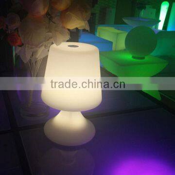 Color changing rotational moulding RGB SMD LED powerbeauty led mini table lamp