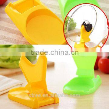 Creative Home Multifunction Lid Rack Cellphone Spoon Stand Holder Display Kitchen Cooking Tools 1Pcs