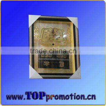 wooden square wall clock picture frame 16111582