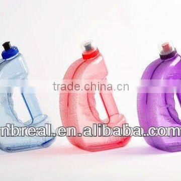 bpa free plastic water bottle with handle