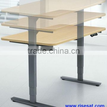 RISESAT Electric adjustable Sit and Stand executive Table