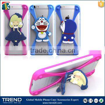 Best Selling Christmas Gifts 2016 Stand 3d Universal Silicone Bumper Case Fit for 1~7 Inches photo-2
