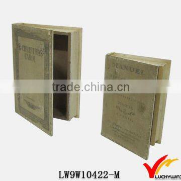 Luckywind chinese antique wooden box for book