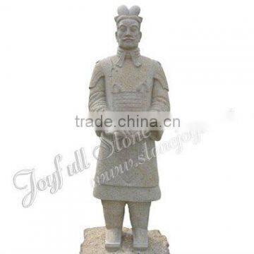 Hand carved Granite Warriors, terracotta warriors